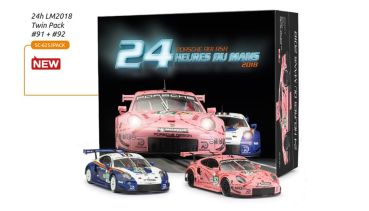 SC6253PACK Scaleauto Porsche 991 RSR Le Mans 2018 No. 91 & No. 92 Special Edition Box m.2 Autos